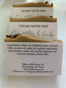 Coconut Milk & Vanilla Bar Soap - Tiffany Riffer