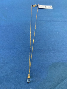 14KGF Clear Quartz Necklace - Olia
