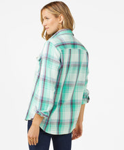 Load image into Gallery viewer, Women’s Blanket Shirt (Blue Grass Andover Plaid) - Outerknown