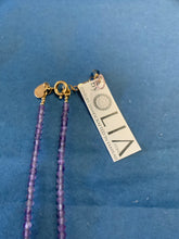 Load image into Gallery viewer, 14KGF Chalcedony Amethyst Necklace - Olia