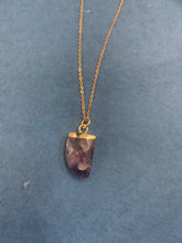 Load image into Gallery viewer, 14KGF Chain Amethyst Necklace - Olia