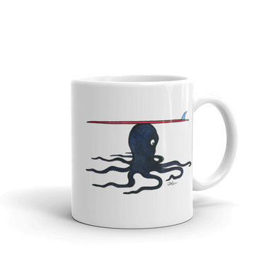 8 Arms 1 Fin Ceramic Mug - Jonas Claesson