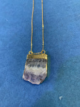 Load image into Gallery viewer, 14KGF Amethyst Chain Necklace - Olia