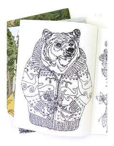 Wild Life Illustration Co. Coloring Book
