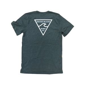 RISC Premium Tee in Heather Green - Rhode Island Surf Co.