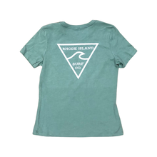 Load image into Gallery viewer, RISC Premium Women's Tee in Sage - Rhode Island Surf Co.