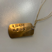 Load image into Gallery viewer, Coordinates Dog Tag - Olia