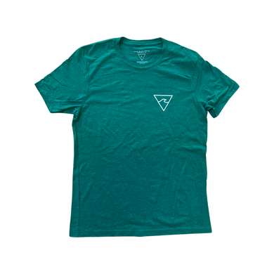 RISC Premium Tee in Grass Green Triblend - Rhode Island Surf Co.