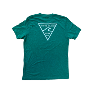 RISC Premium Tee in Grass Green Triblend - Rhode Island Surf Co.