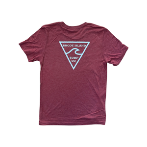 RISC Premium Tee in Clay Triblend - Rhode Island Surf Co.