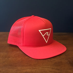 Triangle Logo Foam Trucker Hats - Rhode Island Surf Co.