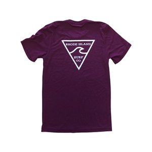 RISC Premium Tee in Maroon - Rhode Island Surf Co.