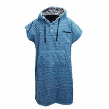 Load image into Gallery viewer, Blue Surf Poncho - West Path